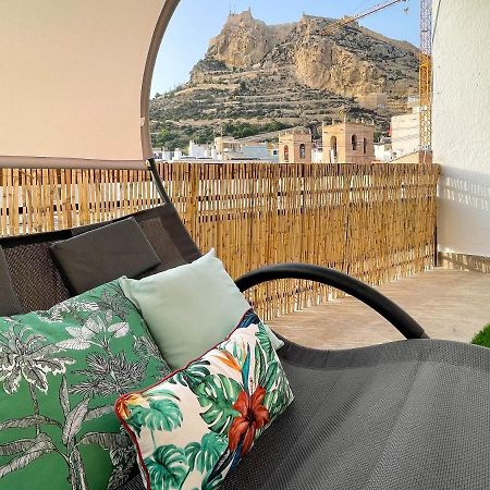 La Terraza. Vistas Al Castillo A 1 Min. De La Playa Alicante Exterior foto