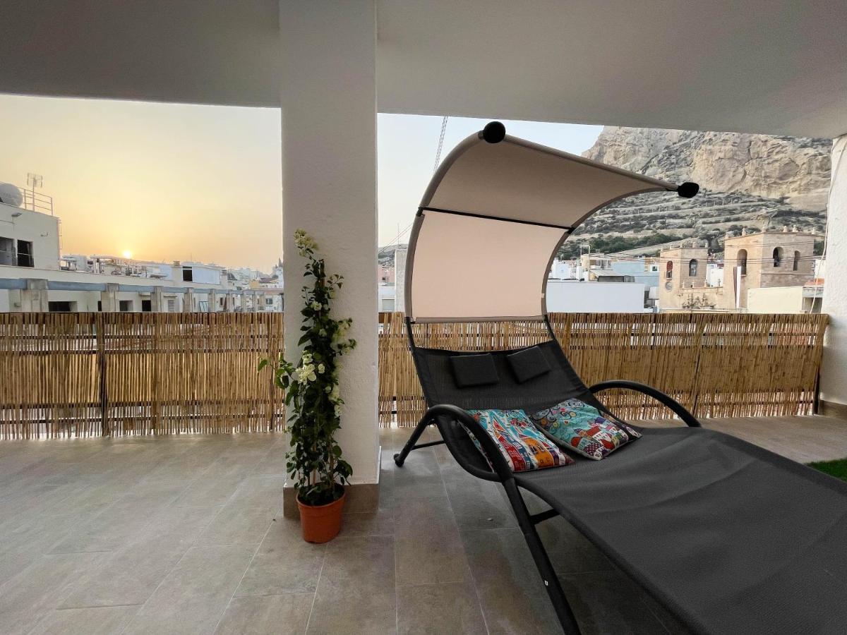 La Terraza. Vistas Al Castillo A 1 Min. De La Playa Alicante Exterior foto